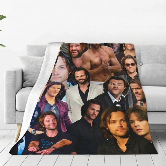 Jared Padalecki Blanket Ultra-Soft Anti-Pilling Flannel Fleece Throw Blankets for Couch Bed Sofa 40"x30"