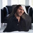 thumbnail image 1 of Jared Padalecki Throw Blanket Fleece Blanket Soft Cozy Flannel Blanket Lightweight Plush Blanket (3Sizes), 1 of 1