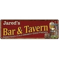thumbnail image 1 of Jared's Bar and Tavern Red Chic Sign Man Cave Decor Gift 8x24 108240002182, 1 of 1