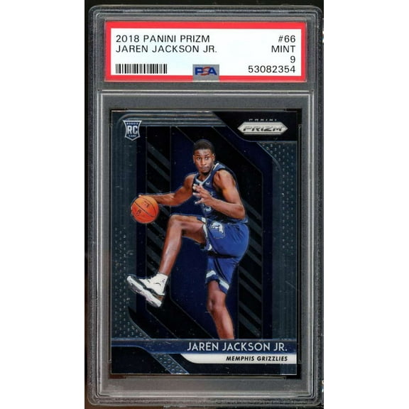 Jaren Jackson Jr. Rookie Card 2018-19 Panini Prizm #66 PSA 9