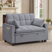 Jarenie Chireca 72" Futon Sofa Bed, Convertible Futon Couch with Adjustable Backrest, Modern Corduroy Futon Sleeper Sofa for Small Spaces, Living Room, Office, 
