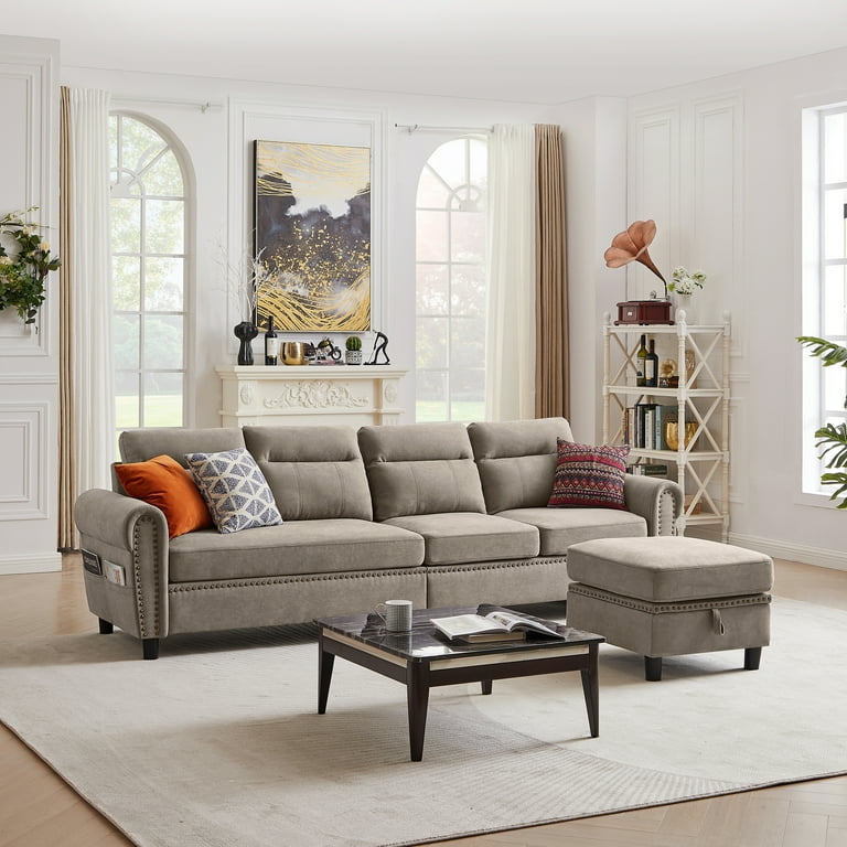 Modern sectional online sofa with chaise
