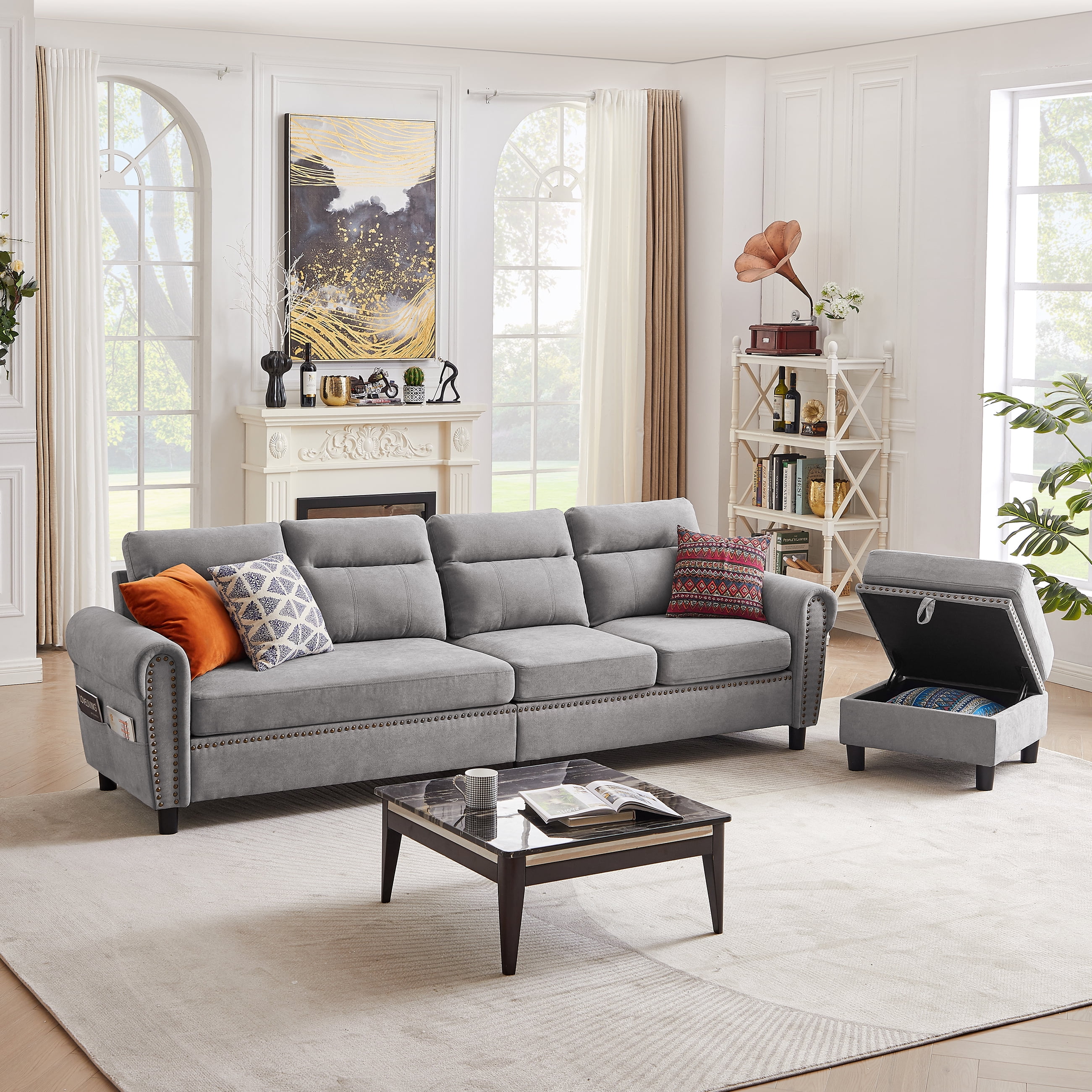 Value city sale sectional sleeper sofa