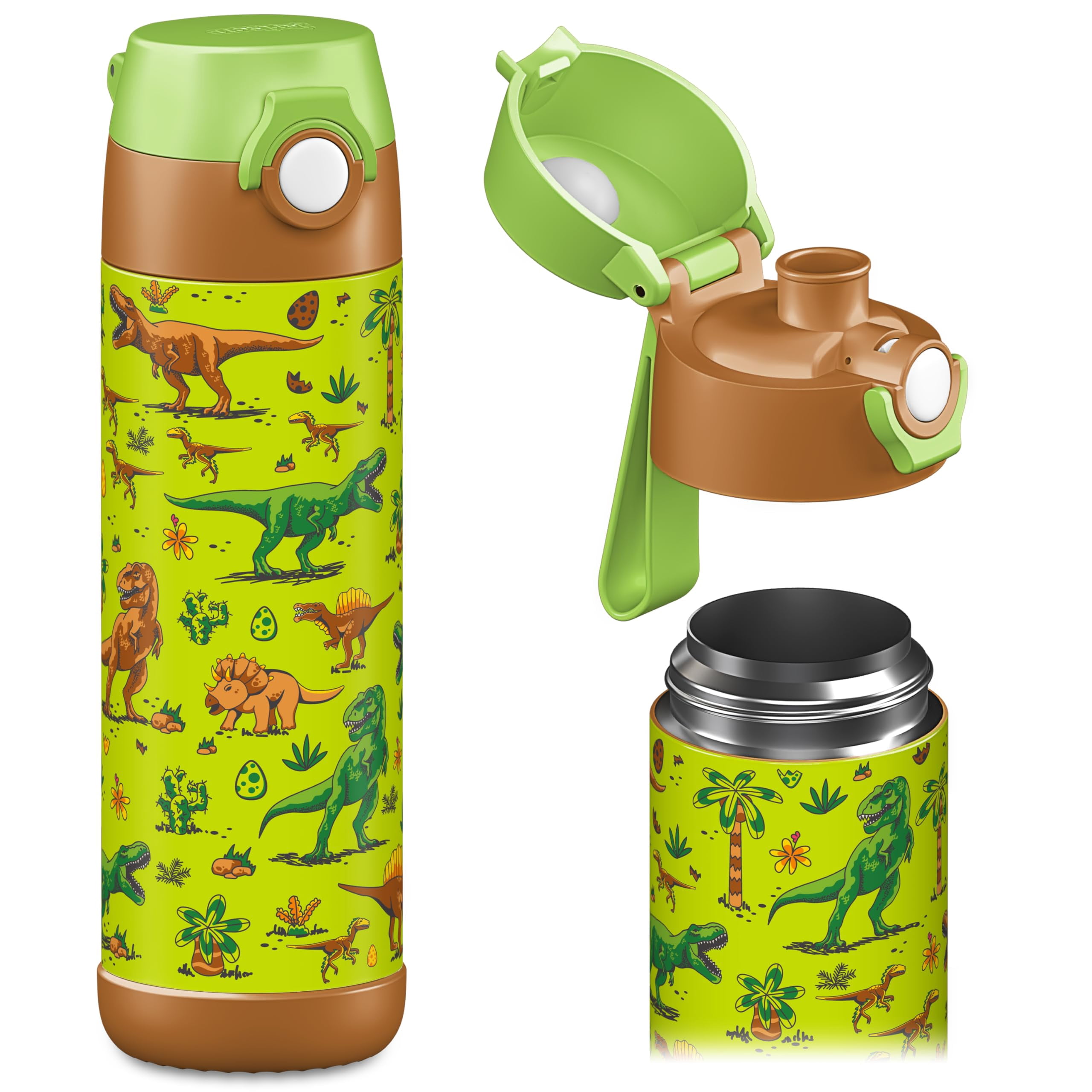 Jarlson® Mali Children's Water Bottle, Thermal Stainless Steel Water