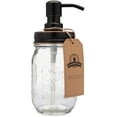 thumbnail image 1 of Jarmazing Products Classic Farmhouse Mason Jar Soap Dispenser - Oil-Rubbed Bronze - With 16 Ounce Ball Mason Jar, 1 of 4