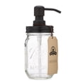 thumbnail image 1 of Jarmazing Products Mason Jar Soap Dispenser - Black - With 16 Ounce Ball Mason Jar - Made from Rust Proof Stainless Steel, 1 of 6