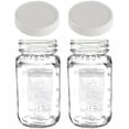 thumbnail image 1 of Jarming Collections 24oz Glass Mason Jars – BPA-Free Plastic Lids, Airtight Reusable Jars for Canning, Food Storage & Pantry Organization – Made in USA (2 pack) (Set of 2), 1 of 10