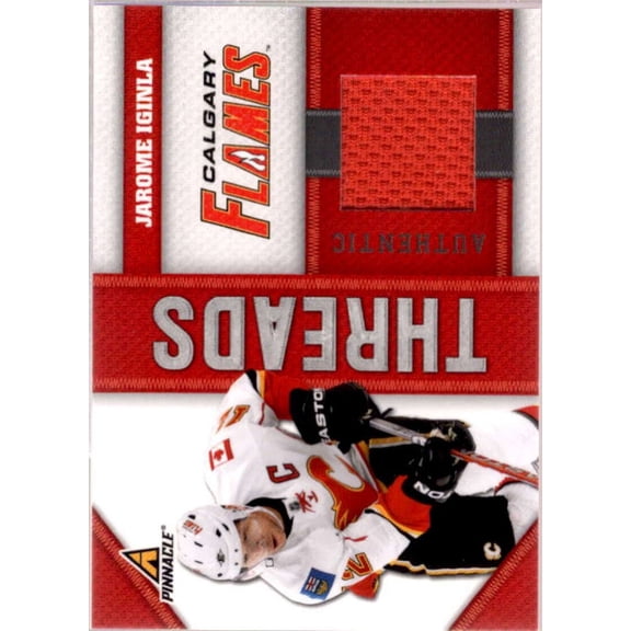 Jarome Iginla Card 2010-11 Pinnacle Threads
