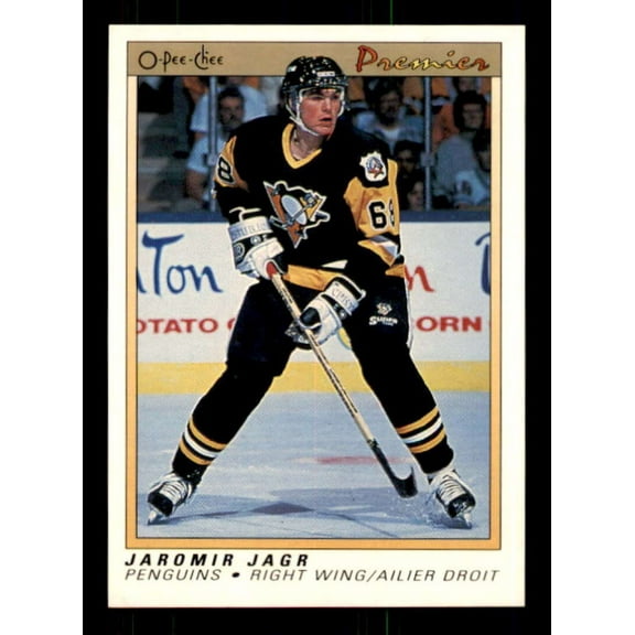Jaromir Jagr Rookie Card 1990-91 OPC Premier #50