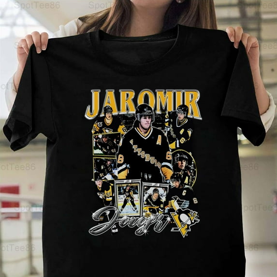 Jaromir Jagr Vintage 90s Retro Style Hockey Fan Sports Graphic G006 Unisex T-Shirt, Up to Size 5XL