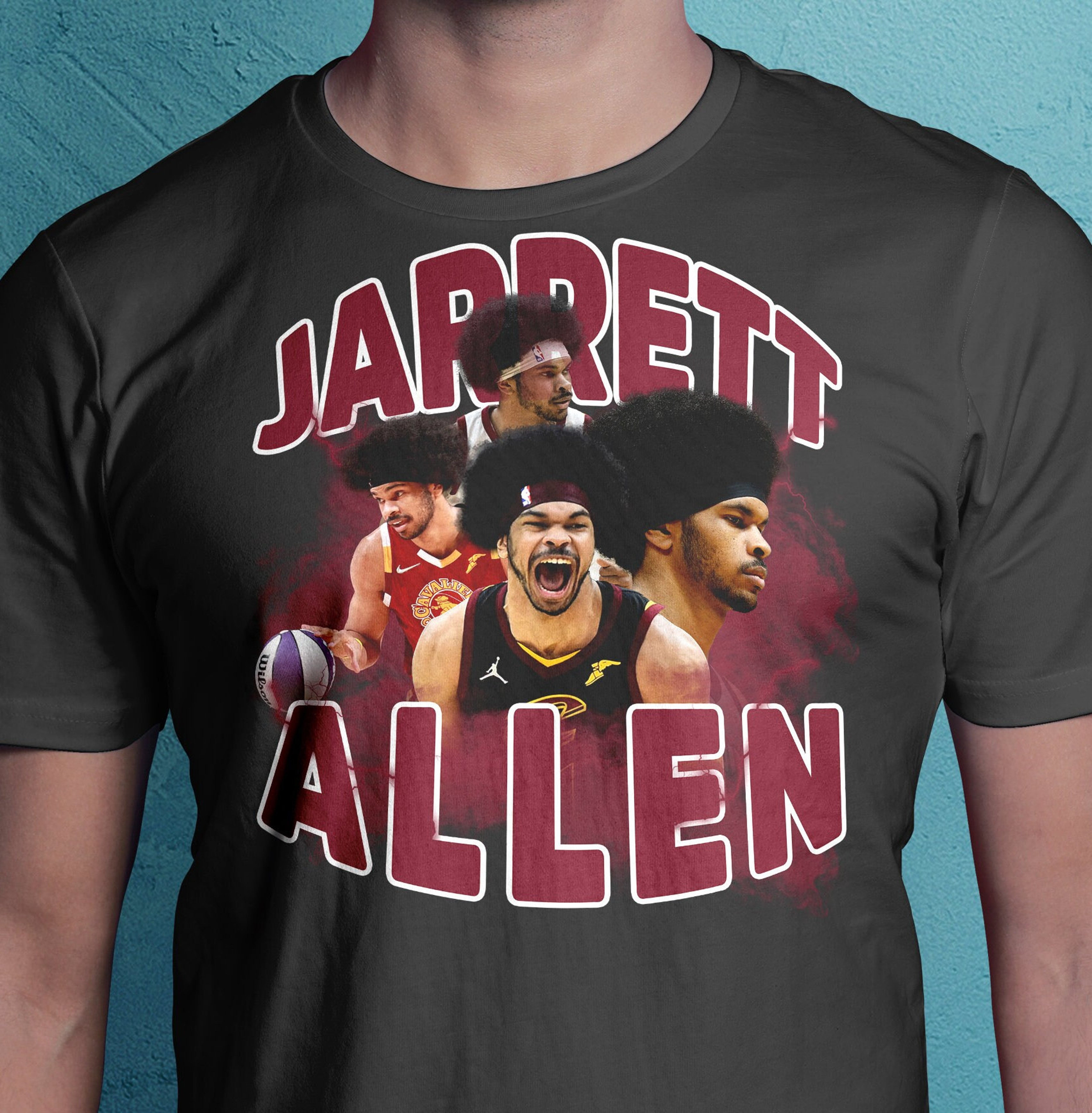 Jarrett Allen T Shirt Design PNG Instant Download - Jarrett Allen Fan ...