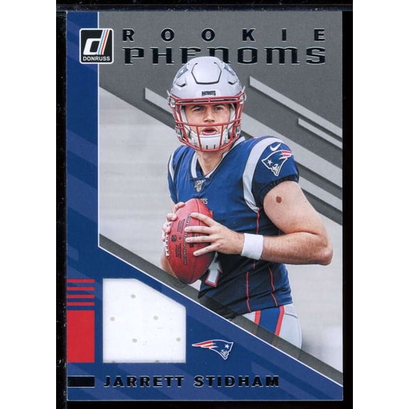 Jarrett Stidham Card 2019 Donruss Optic Rookie Phenoms Jerseys #7
