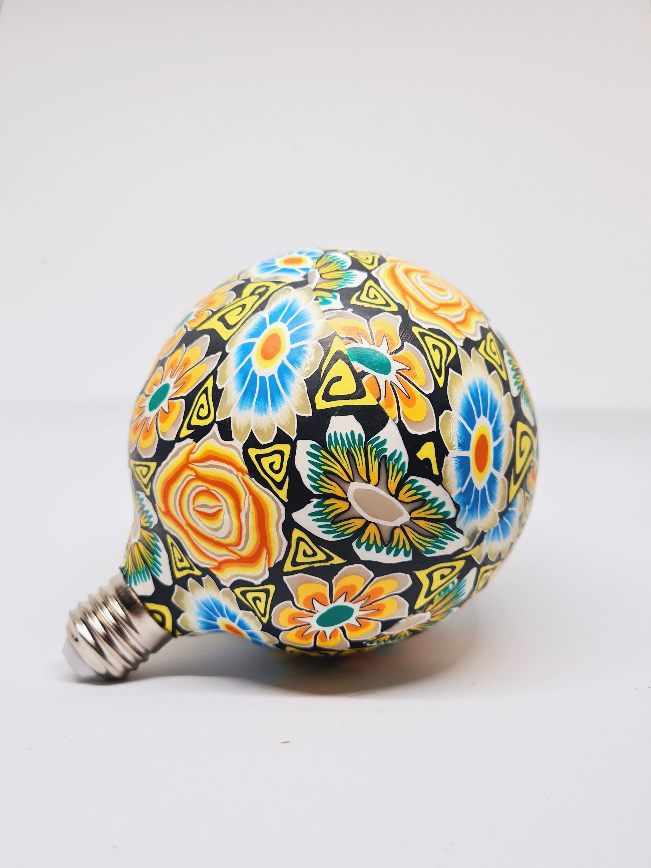 Jarri Lights Floral LED Bulbs for Home Decor Stunning Floral Prints