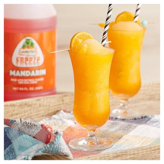 Jarritos 1/2 Gallon Mandarin Slushy 5:1 Concentrate - 6/Case