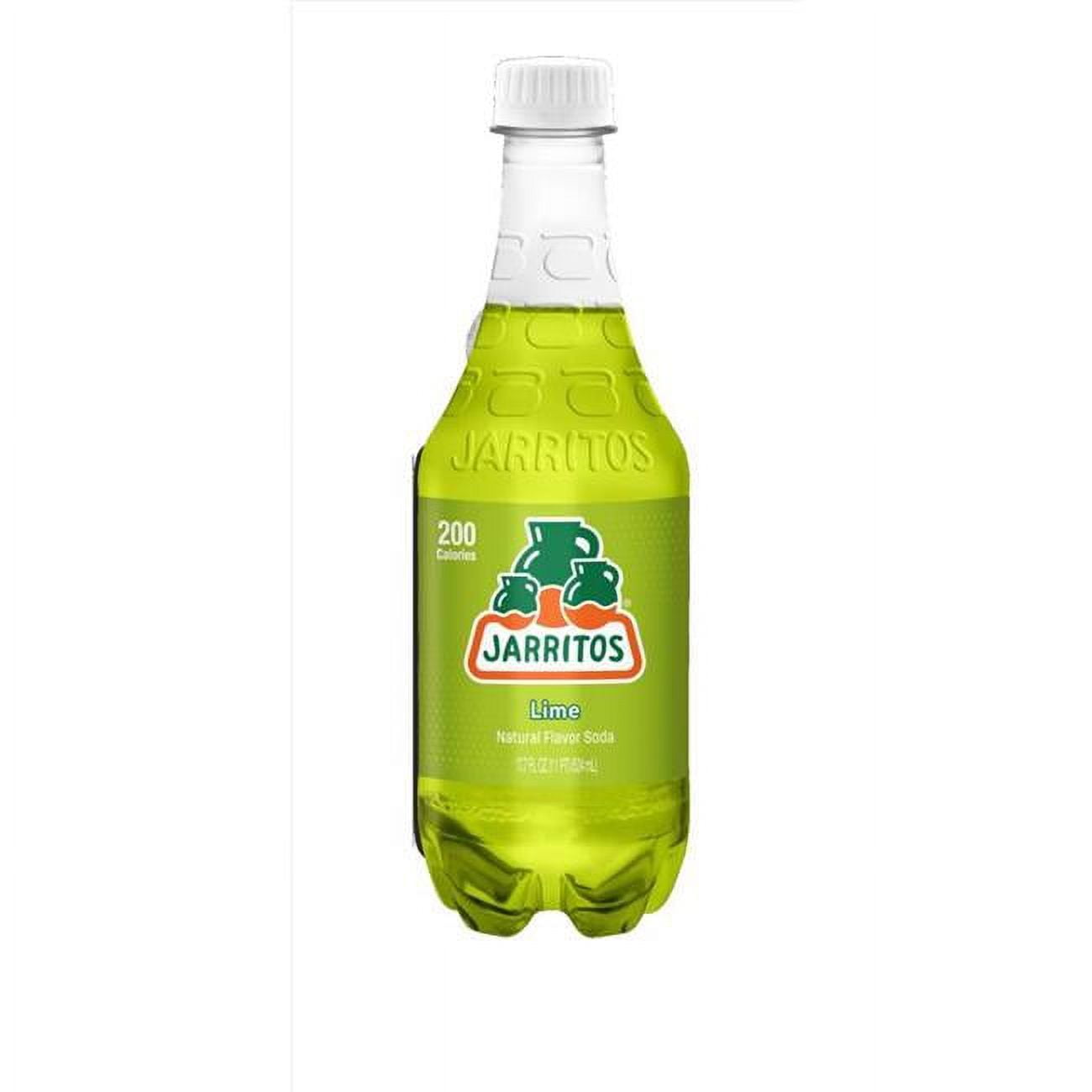 Jarritos 6064838 17.7 oz Lime Soda, Pack of 24