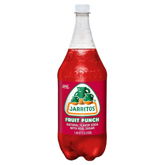 Jarritos Fruit Punch Soda, 1.5 Liter Bottle (Pack of 4)