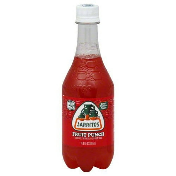 Jarritos Mandarin Soda Plastic Bottle, 16.9-Ounce (Pack of 24)
