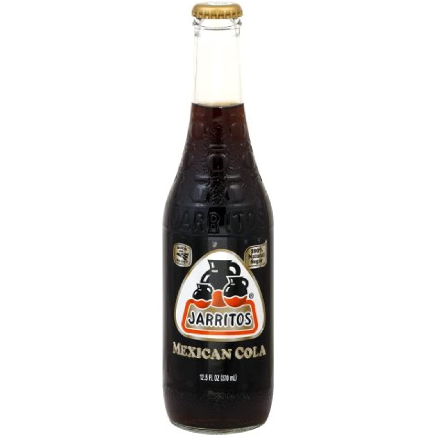 Jarritos Mexican Soda, 12.5 Oz Glass Bottle (Pack Of 4) (Mexican Cola