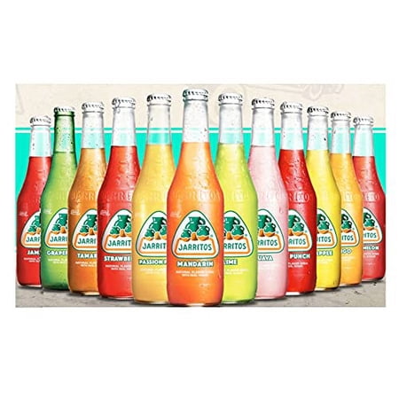 Jarritos Mexican Soda Variety Pack 12/12.5 fl. oz. Glass Bottle Case (12-Pack)