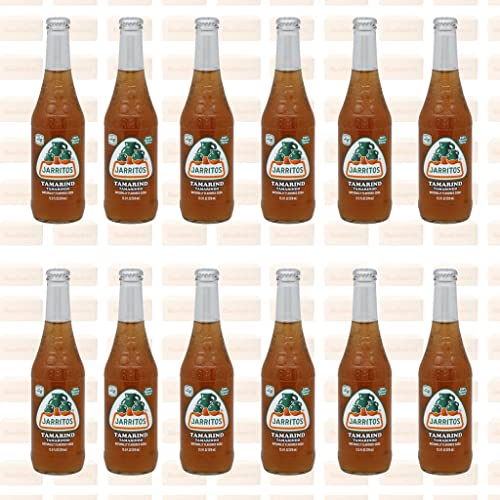 Jarritos Mexican Soft Soda Drink Variety Pack Glass Bottle 12 fl oz 12