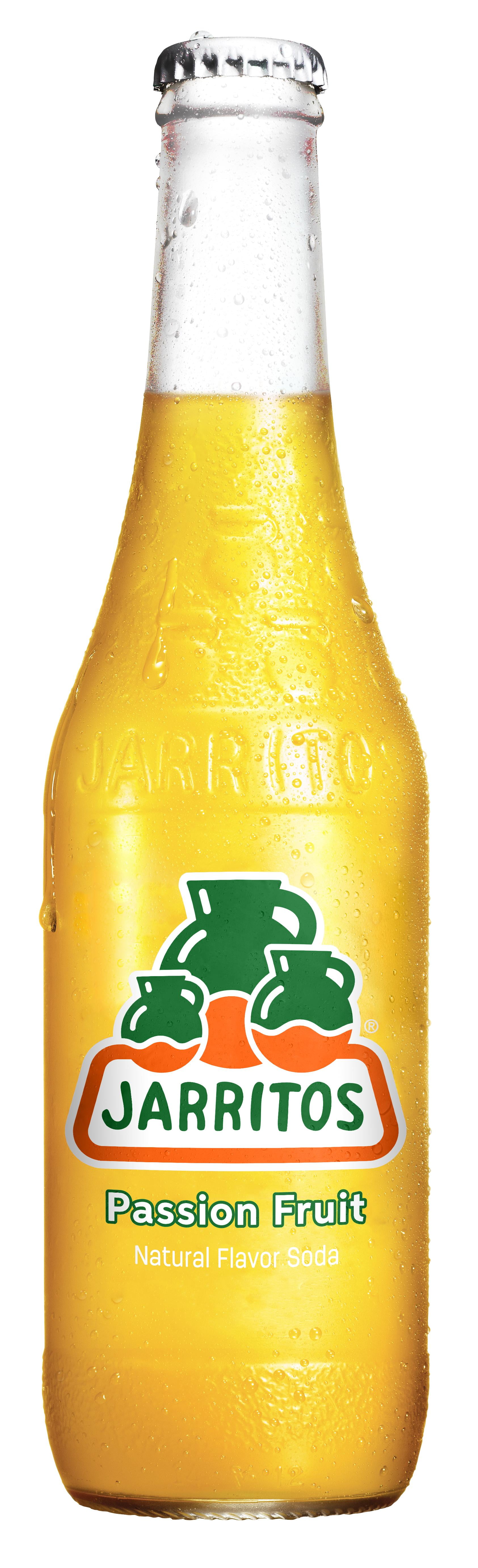 Jarritos Passion Fruit Soda, 12.5 oz (370 ml) Glass Bottle, 1 Count