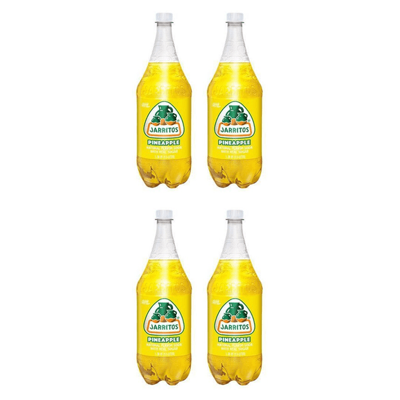 Jarritos Pineapple Soda, 1.5 Liter Bottle (Pack of 4)