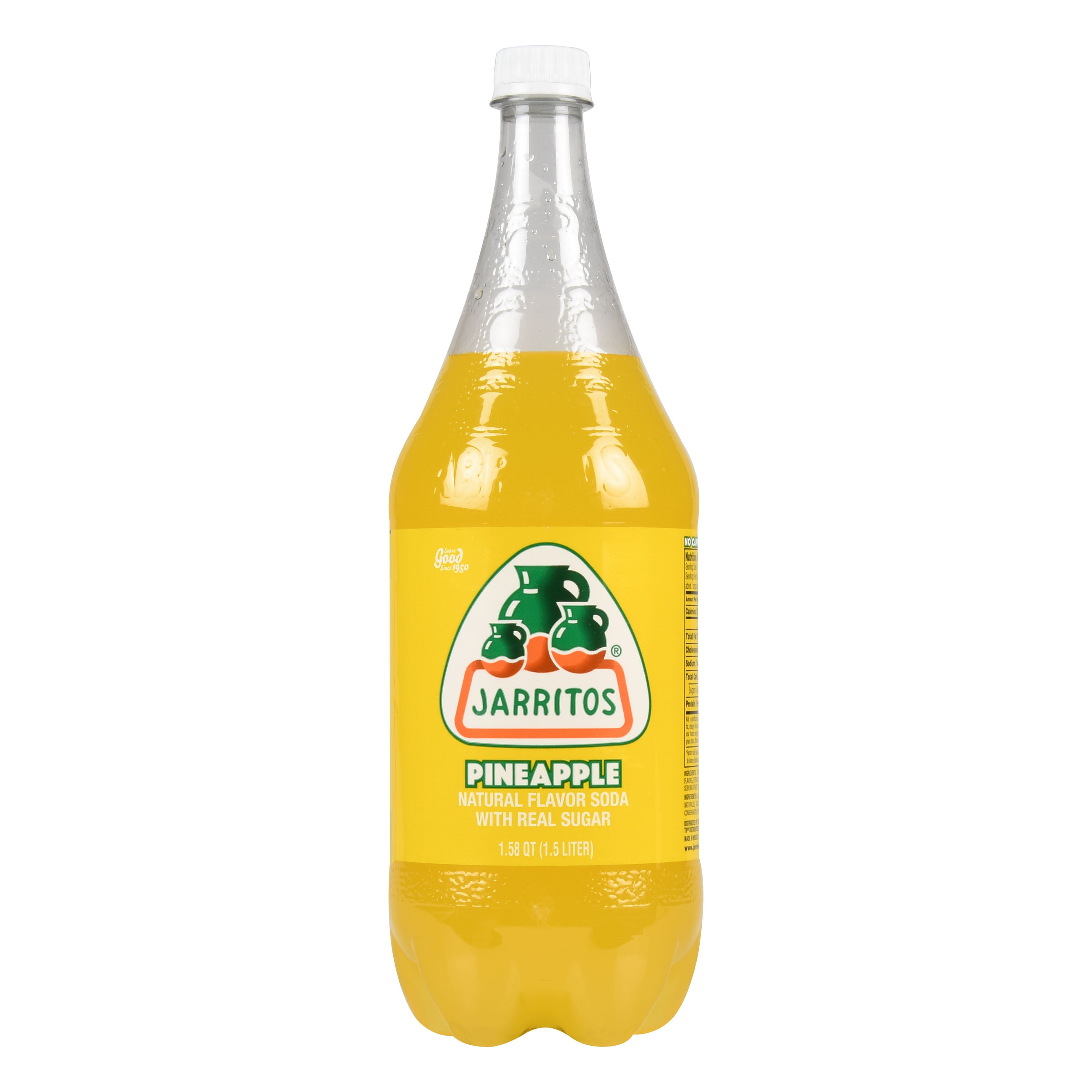 Jarritos Pineapple Soda, 1.58 qt (1 Liter), 1 Count