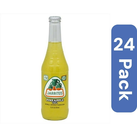 Jarritos Pineapple Soda, 12.5 Oz, Pack Of 24