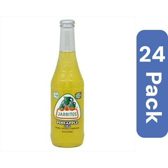 Jarritos Pineapple Soda, 12.5 Oz, Pack Of 24