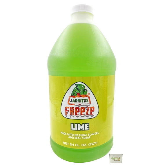 Jarritos Slushy Concentrate 64 fl oz. | Kosher & Made in America | 5:1 Mix | Lime