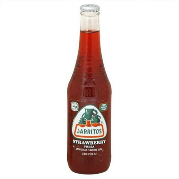 Jarritos Strawberry Soda, 12.5 Oz, Pack Of 24