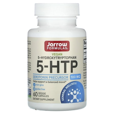 Jarrow Formulas 5-HTP, Brain and Memory Support, 100 mg, 60 Caps