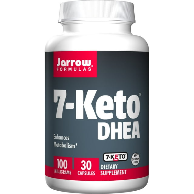 Jarrow Formulas 7Keto DHEA, Enhances Metabolism, 100 mg, 30 Caps