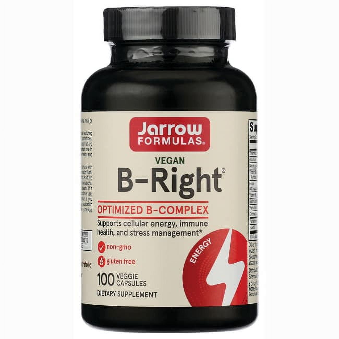 Jarrow Formulas B-right Complex, Supports Energy, Brain & Cardio Health ...