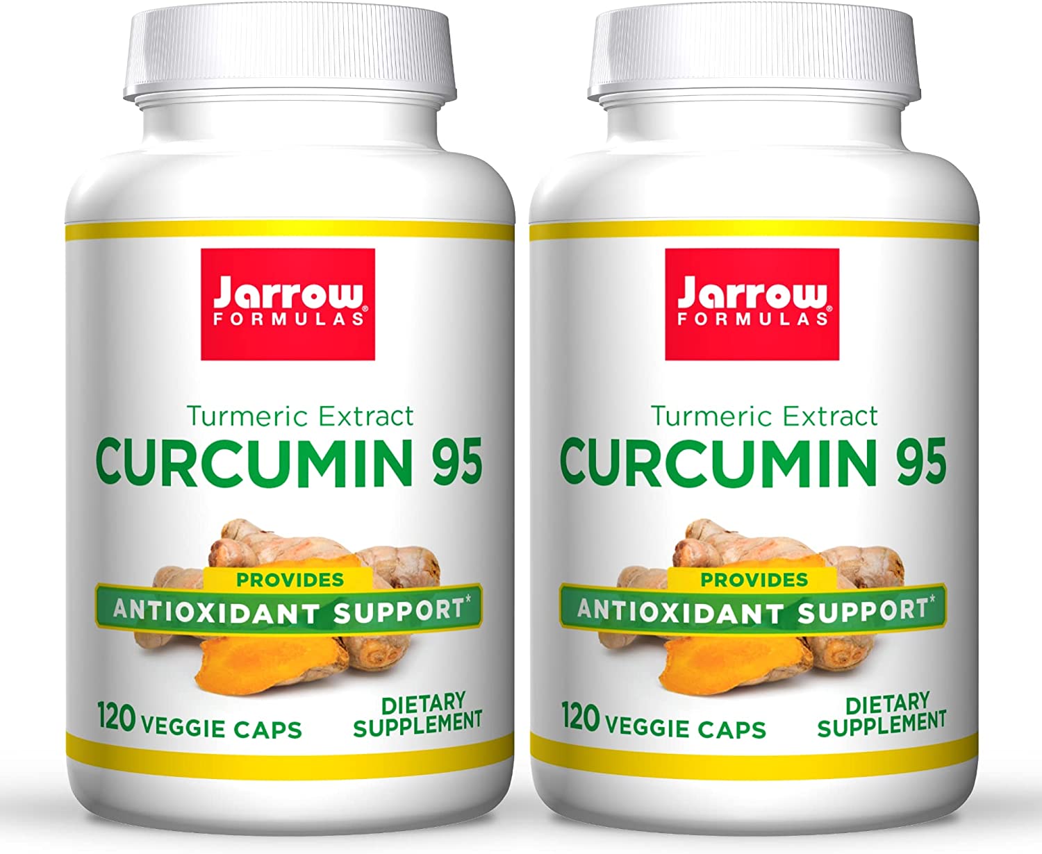 Jarrow Formulas Curcumin 95 500 mg 120 Veggie Caps, Pack of 2