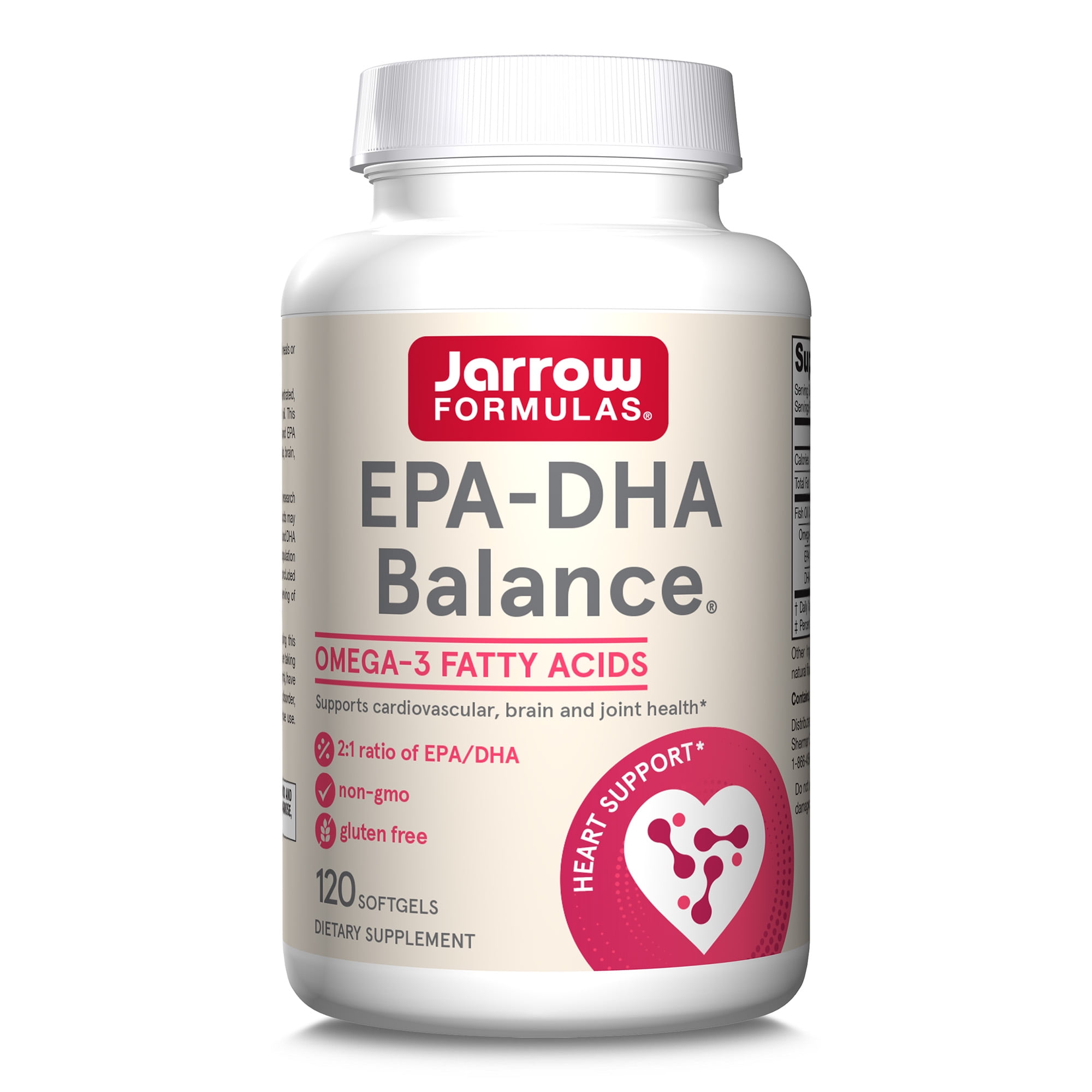 Jarrow Formulas EPADHA Balance 600 mg 120 Softgels 21 Ratio of