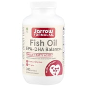 Jarrow Formulas EPA-DHA Balance عديم الرائحة ، يدعم صحة الدماغ والقلب ، 240 كبسولة هلامية