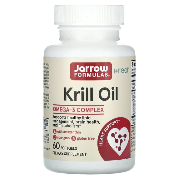 Jarrow Formulas Krill Oil, 60 Softgels