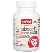Jarrow Formulas Q-Absorb Co-Q10, Supports Heart Function, 100 mg, 60 Softgels