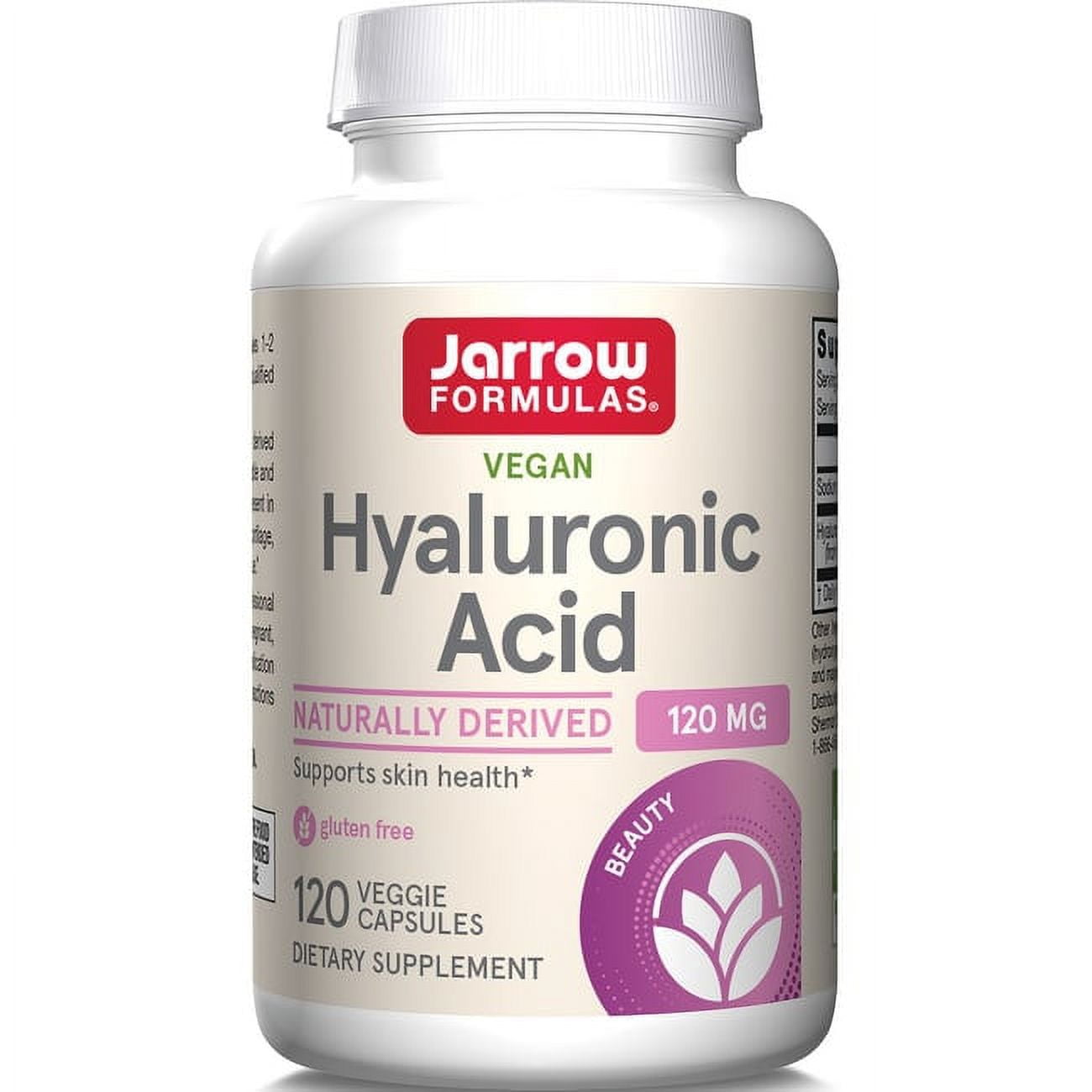 Jarrow Formulas, Inc. Vegan Hyaluronic Acid 120 mg 120 Veg Caps