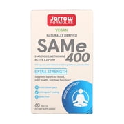 Jarrow Formulas SAM-e, Promotes Joint Strength and Mood, 400 mg, 60 Enteric-Coated Tabs