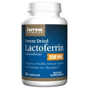 Jarrow Formulas Lactoferrin, Freeze Dried, 250 mg, 30 Capsules