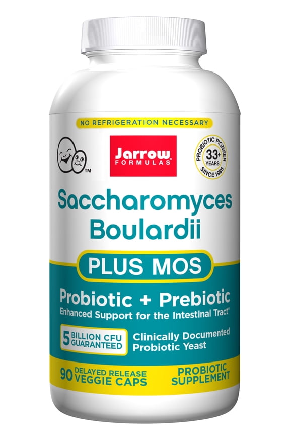 Saccharomyces Boulardii + MOS,Enhanced Support to the Intestinal Tract*, 90 Veggie Caps