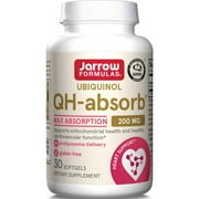 Jarrow Formulas Ubiquinol, QH-Absorb, Max Absorption, 200 mg, 30 Softgels