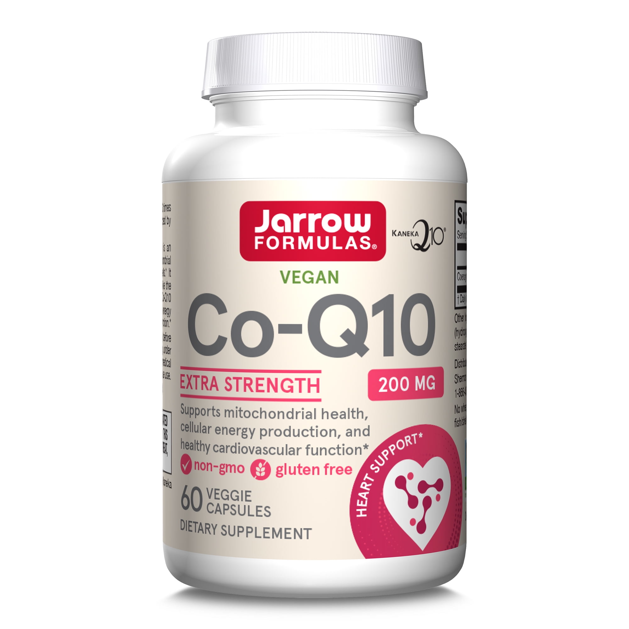 Jarrow Formulas Co-Q10, Promotes Cellular Energy Production, 200 mg, 60 Caps