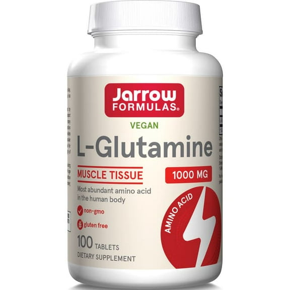 Jarrow Formulations Jarrow L-glutamine , Supports Muscle Tissue & Immune Function, 1000 mg, 100 Easy-Solv Tabs