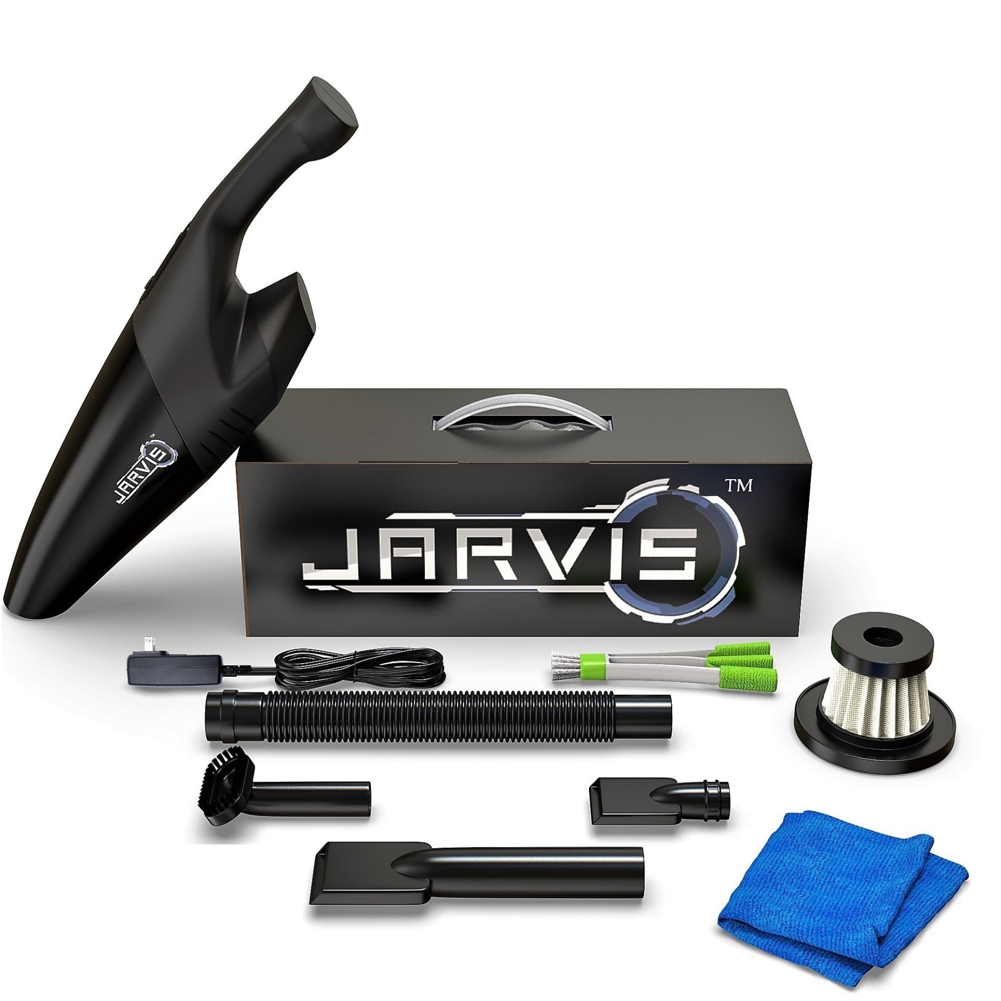 Jarvis Cordless Handheld Vacuum for Car Home Kitchen All Surfaces. Wet Dry