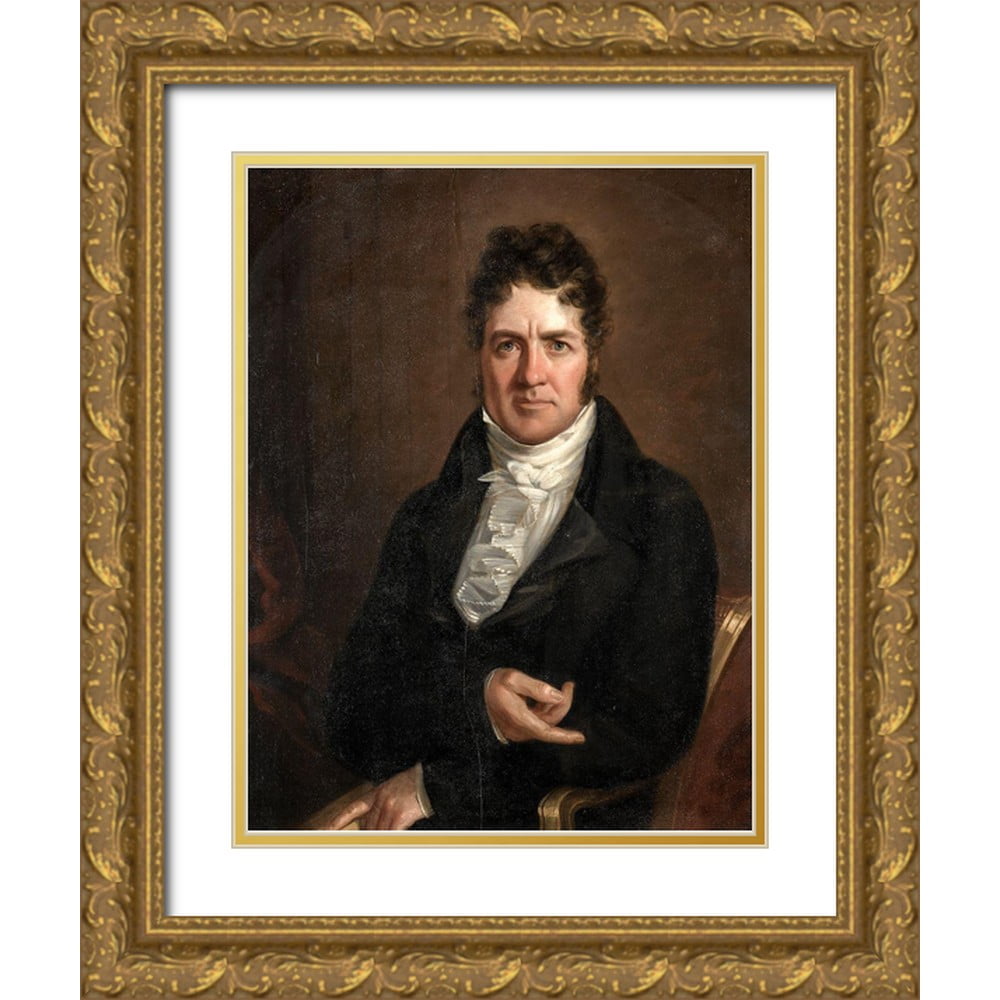 Jarvis, John Wesley 12x14 Gold Ornate Wood Framed with Double Matting ...