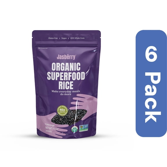 Jasberry Superfood Rice 15 oz (Pack Of 6)