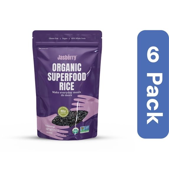 Jasberry Superfood Rice 15 oz (Pack Of 6)